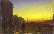 Fedor Vasilyev Dawn in St. Petersburg painting